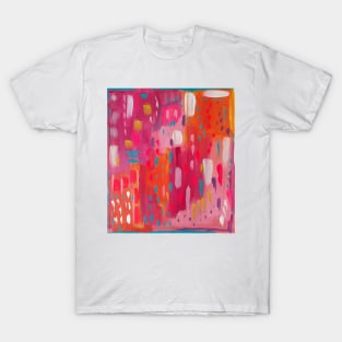 Summer Colors Abstract Painting T-Shirt